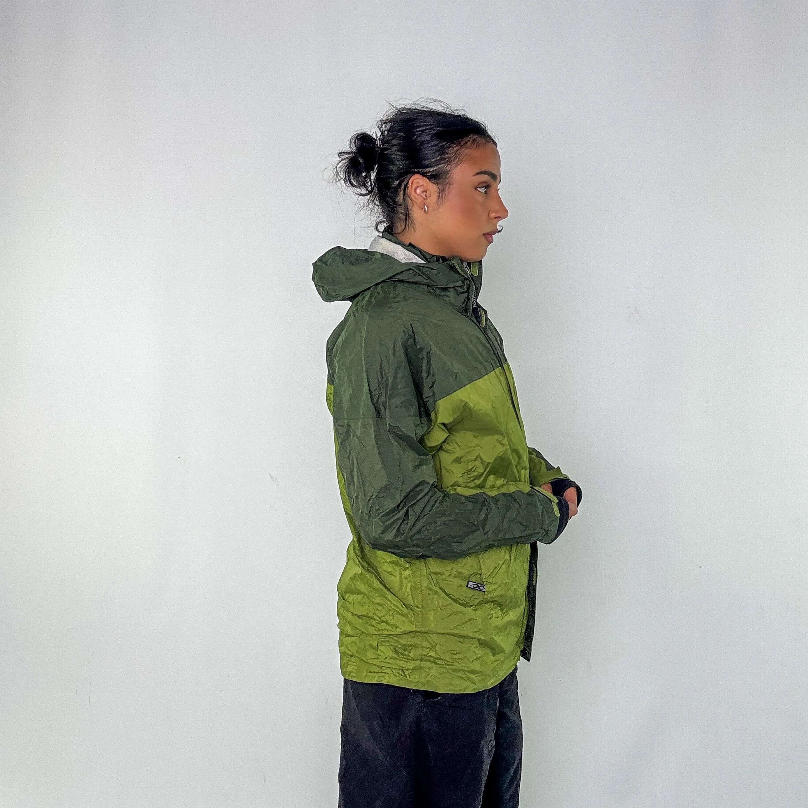 Light Green y2ks Marmot Rain Jacket (L)