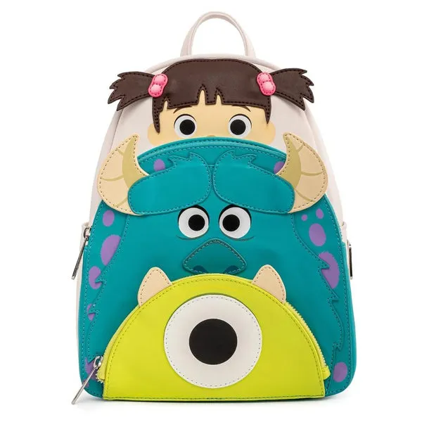 Loungefly x Disney Pixar Monsters Inc Trio Mini Backpack