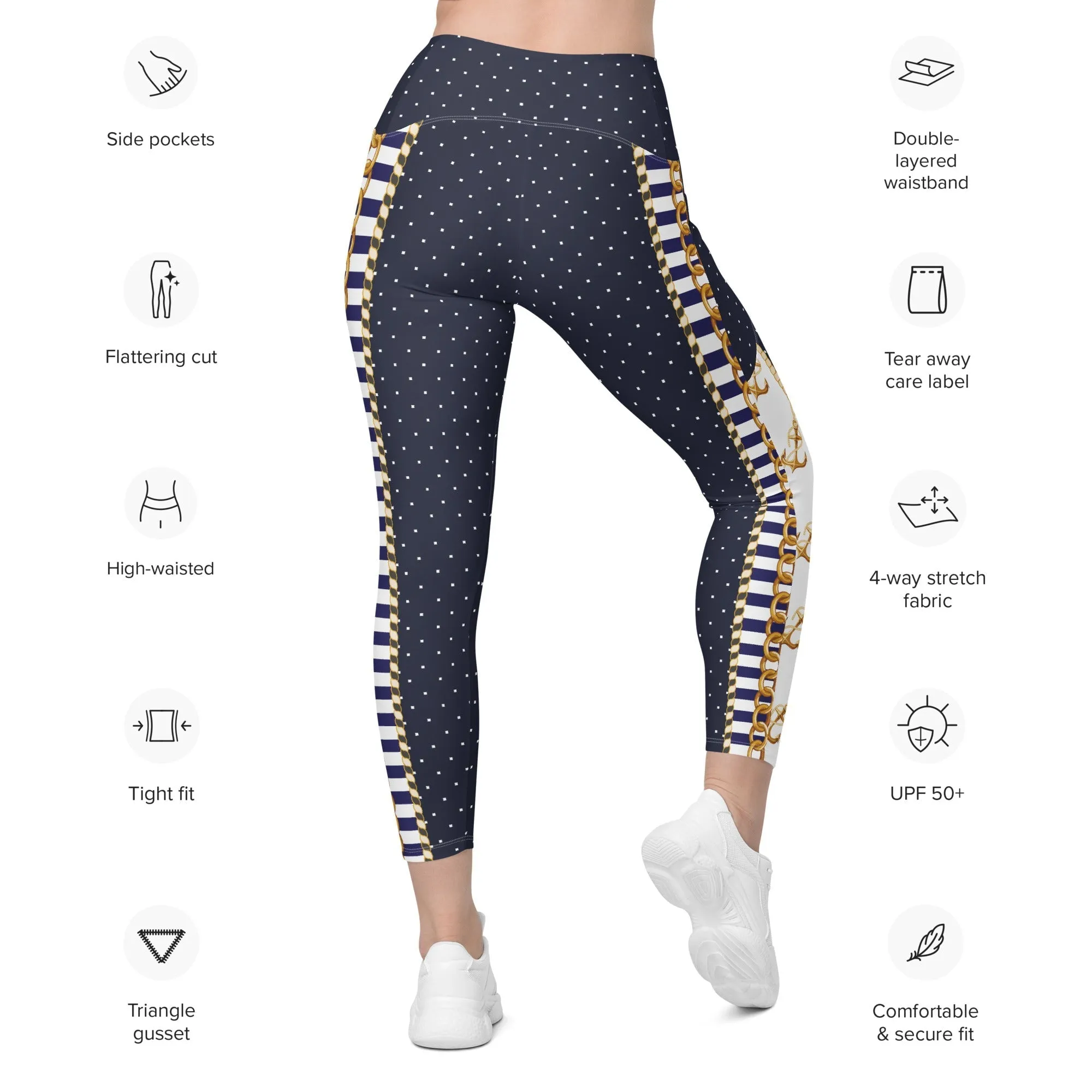 Luxury Resort Leggings With Pockets