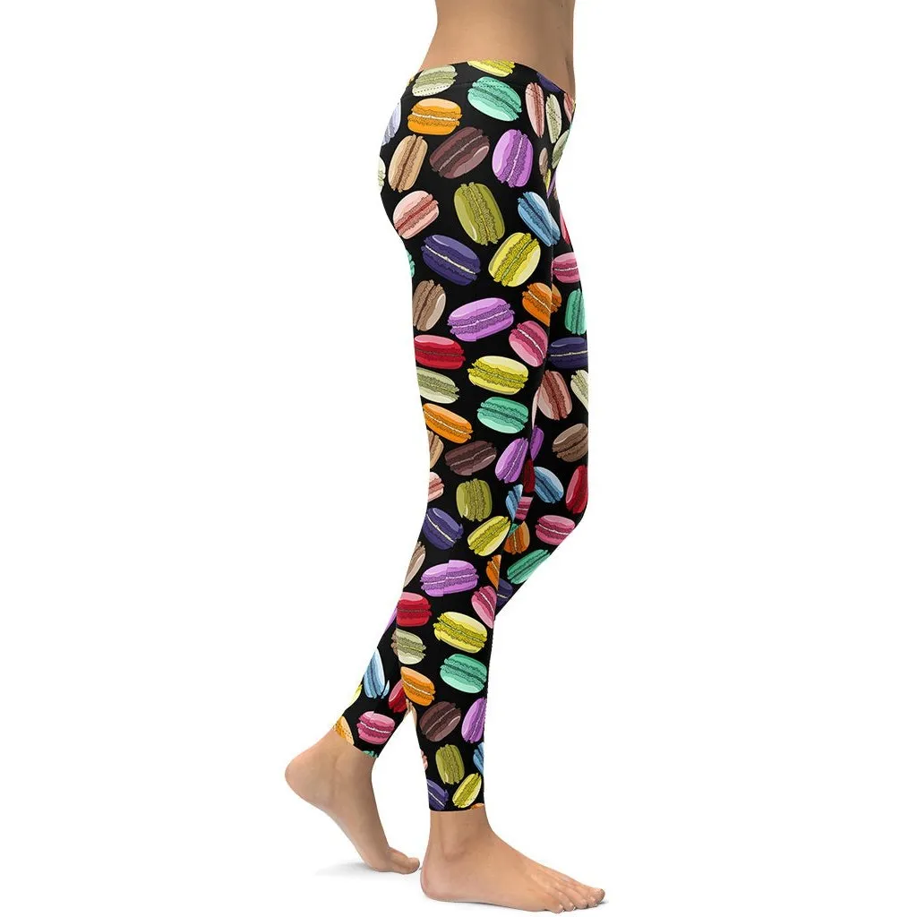 Macaroons Pattern Leggings