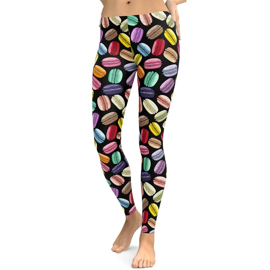 Macaroons Pattern Leggings