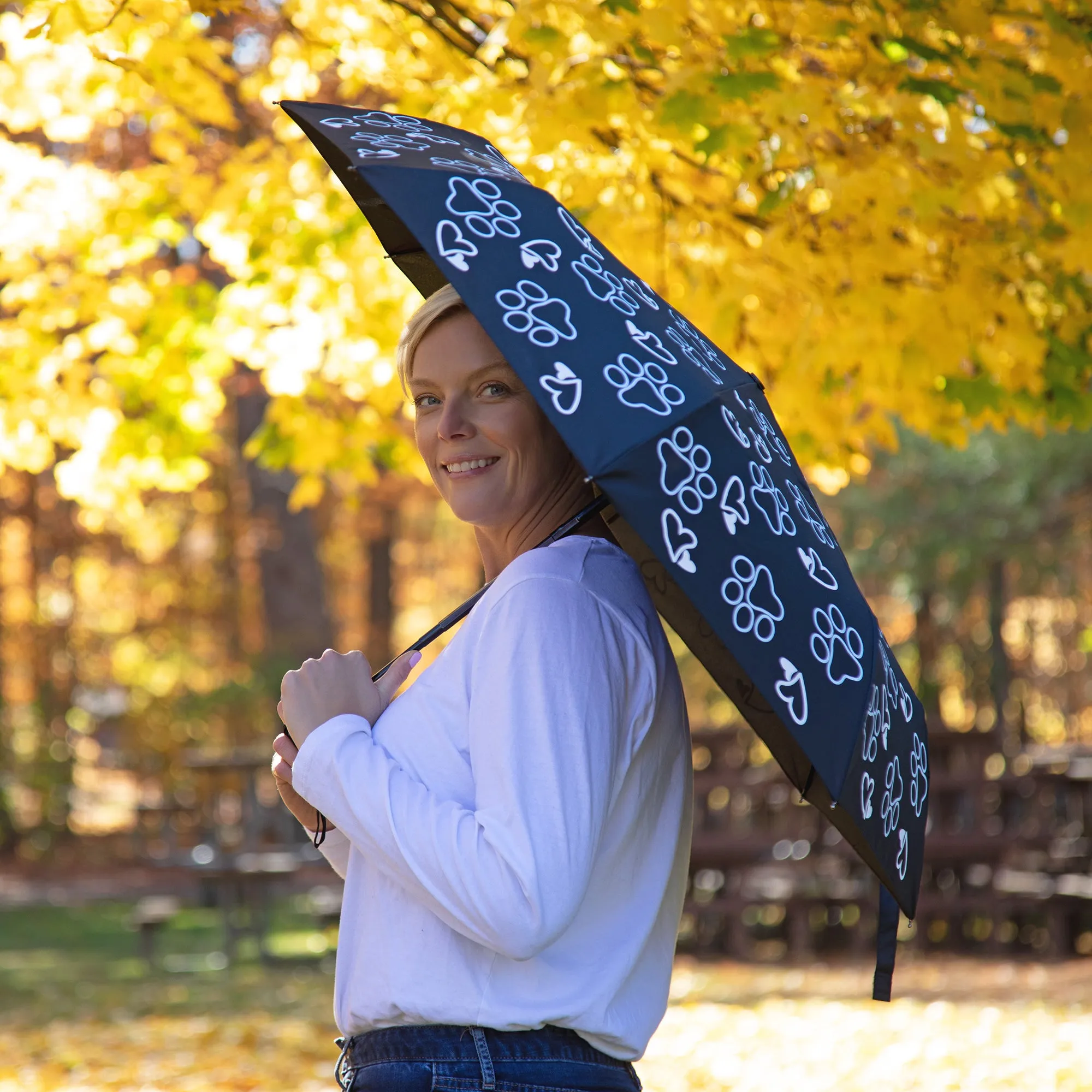 Magic Print Paw Print Umbrella