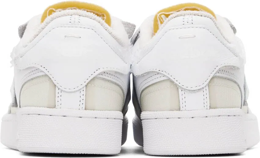 Maison Margiela White & Yellow Reebok Classics Edition Memory Of Sneakers