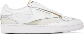 Maison Margiela White & Yellow Reebok Classics Edition Memory Of Sneakers