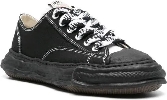 Maison MIHARA YASUHIRO Petterson canvas sneakers Black