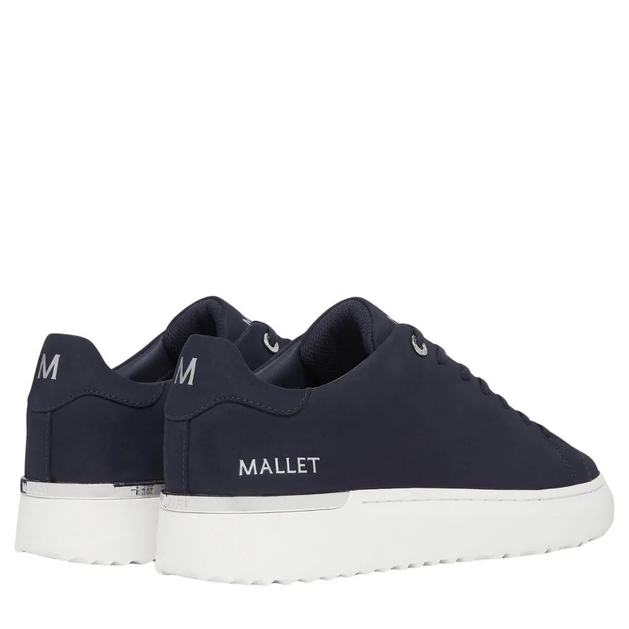 Mallet London GRFTR Lite Navy Sliver Trainers