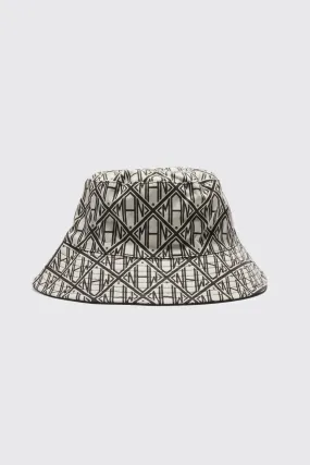 Man Print Reversible Bucket Hat | boohooMAN UK