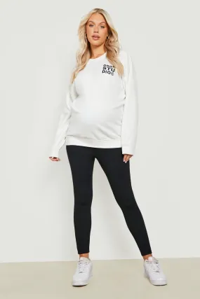 Maternity Crinkle Over Bump Leggings