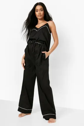 Maternity Premium Satin Stripe Pajama Pants