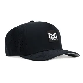 Melin Odyssey Stacked Hydro Snapback Hat - Black