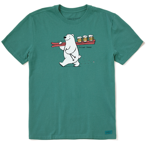 Men's Polar Beer Ski Beer Serve Crusher Tee