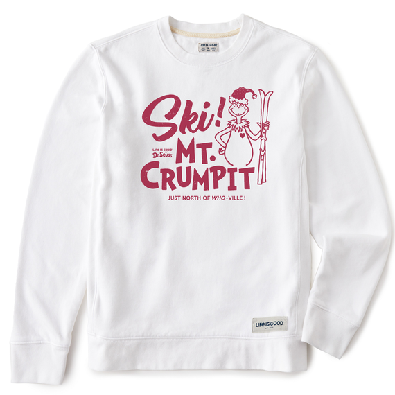 Men's Retro Grinch Ski Mt. Crumpit Simply True Fleece Crew