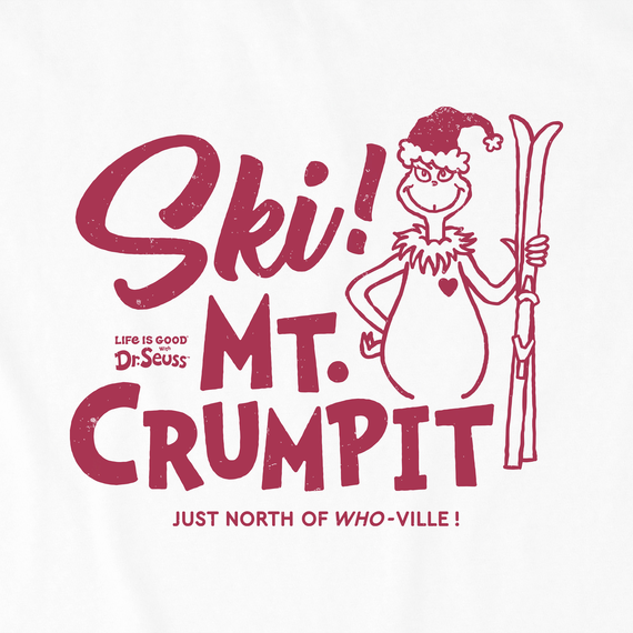 Men's Retro Grinch Ski Mt. Crumpit Simply True Fleece Crew