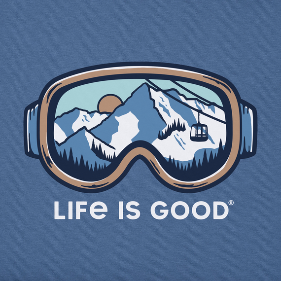 Men's Ski Goggle Landscape  Crusher Tee