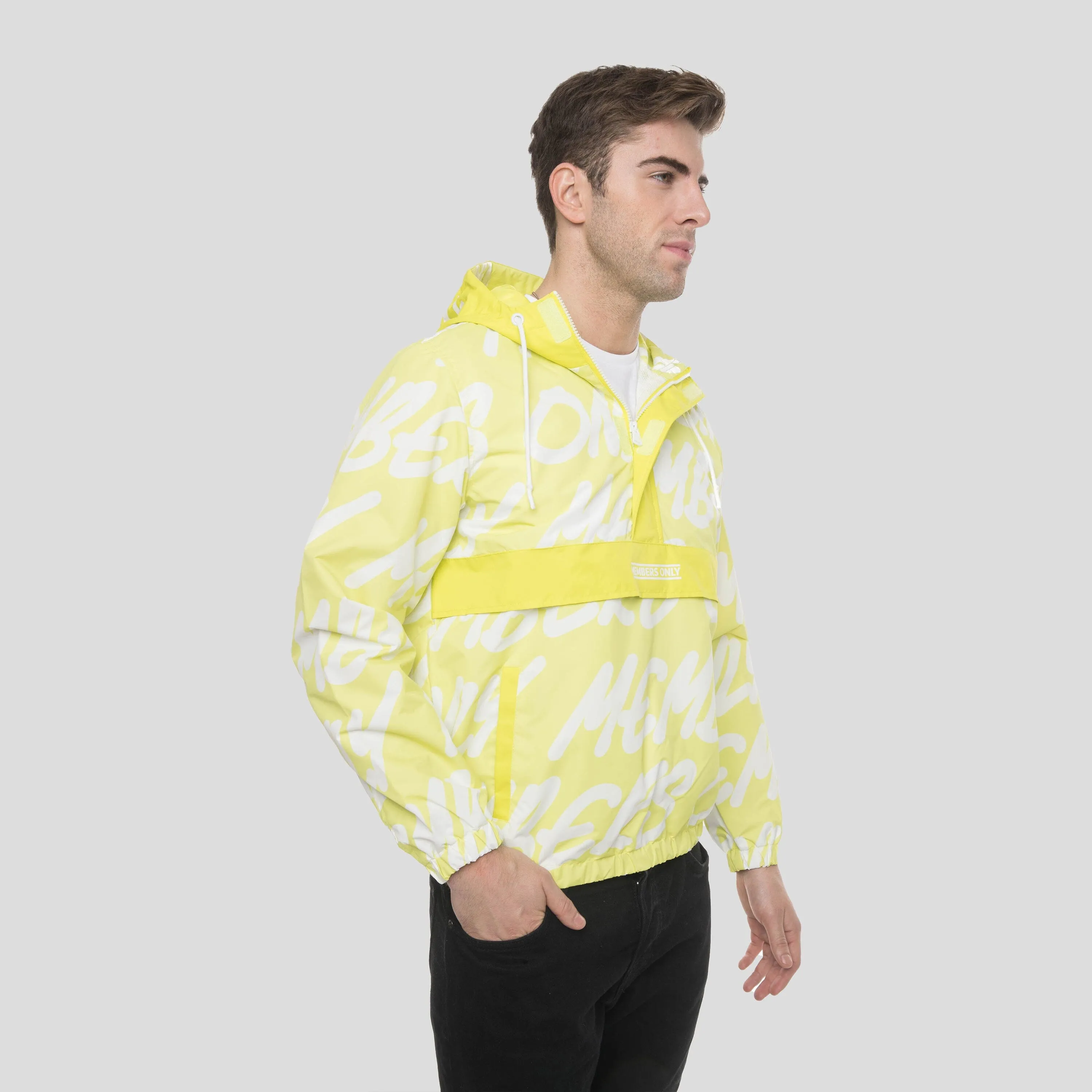 Men's Translucent Camo Print Popover Jacket - FINAL SALE