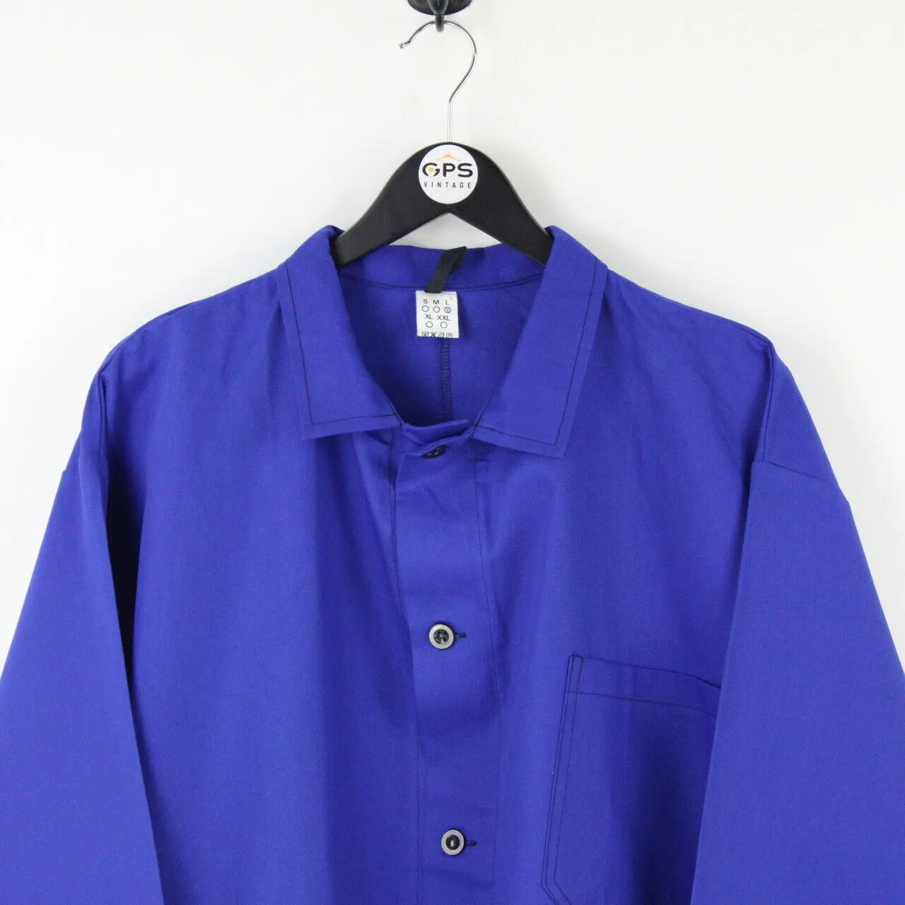 Mens Worker Chore Jacket Blue | XL