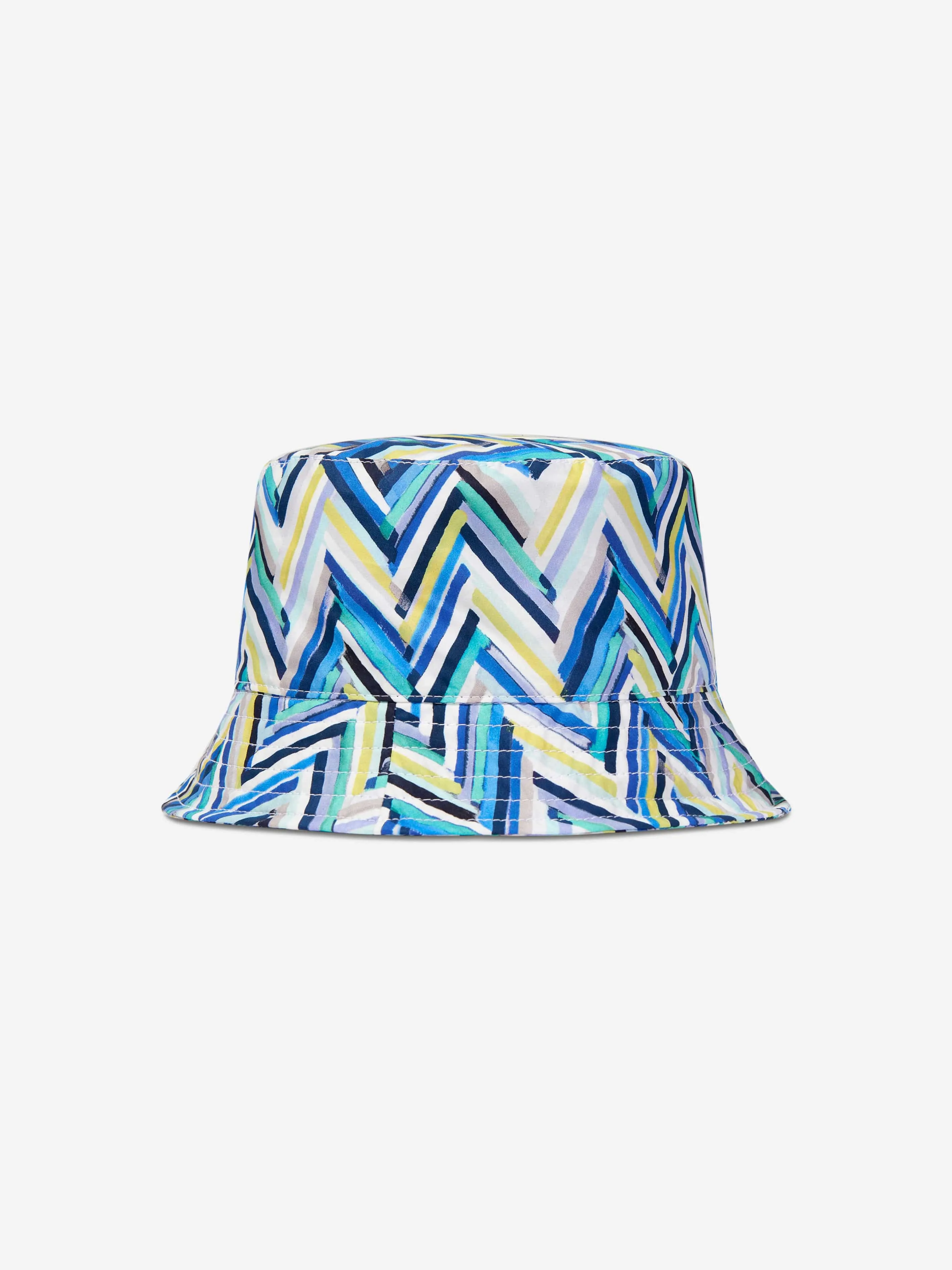 Missoni Kids Zigzag Bucket Hat in Blue