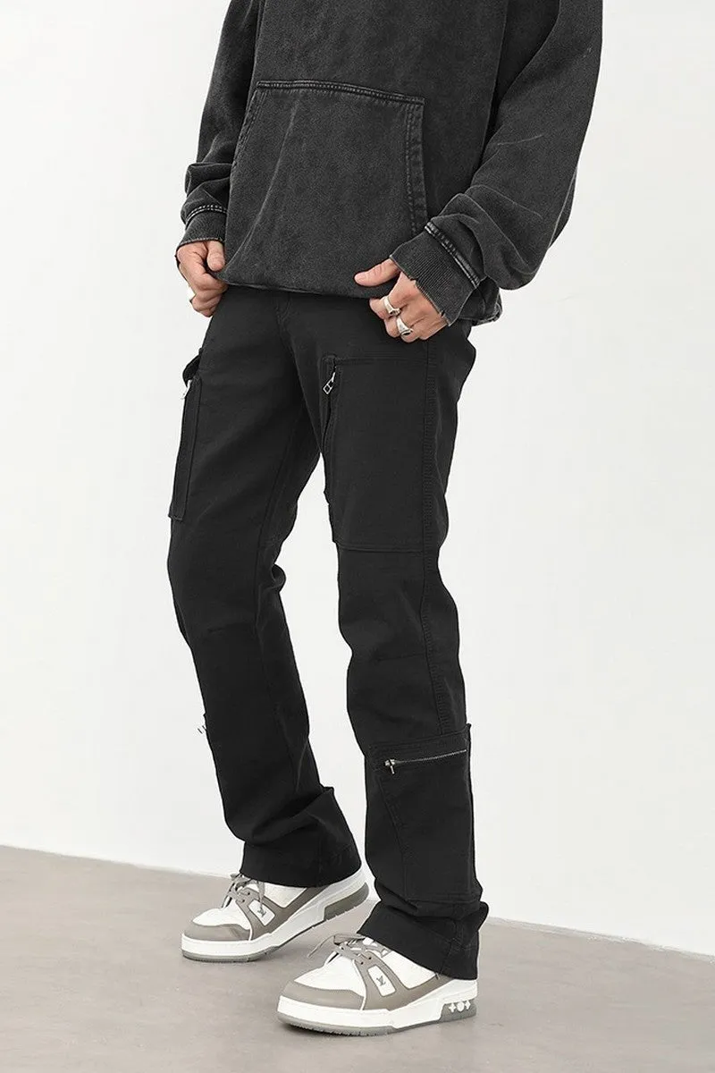 Multi Pocket Zip Trousers