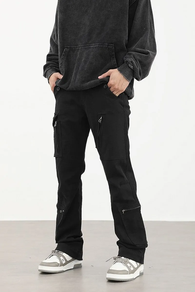 Multi Pocket Zip Trousers