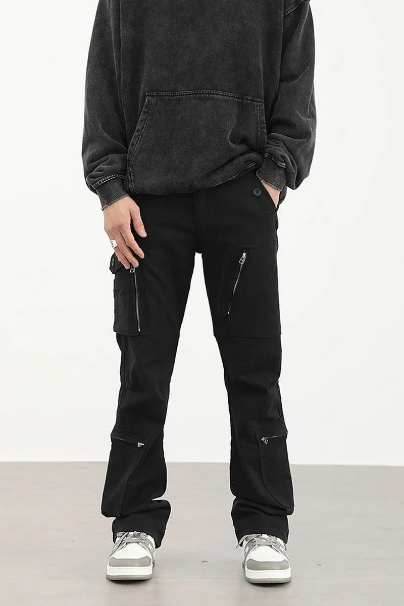 Multi Pocket Zip Trousers