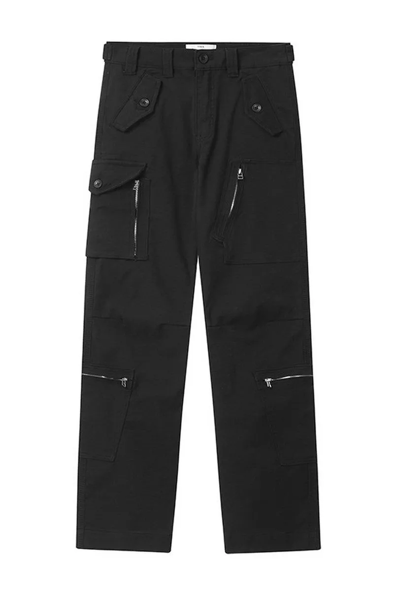 Multi Pocket Zip Trousers