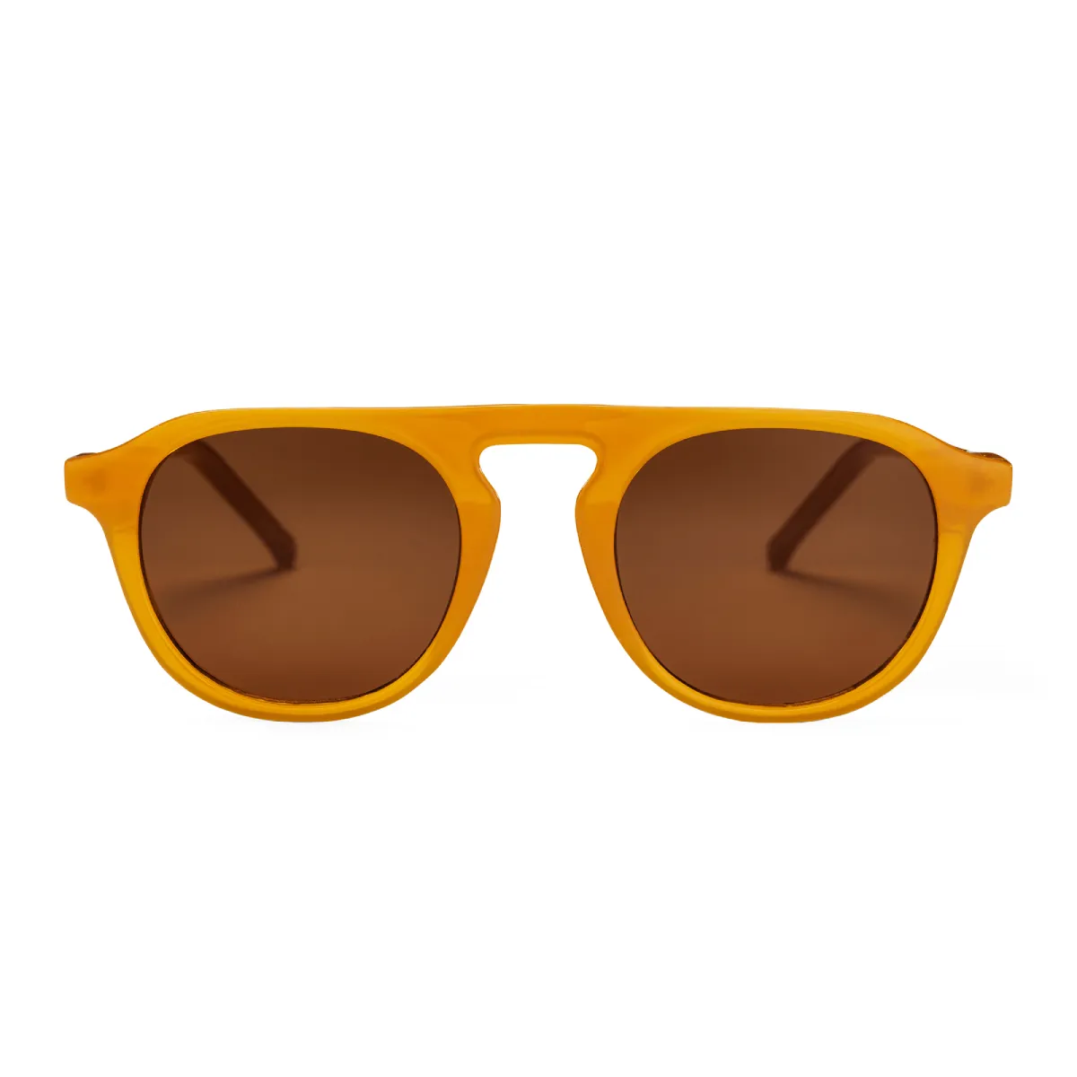 Mustard recycled sunglasses