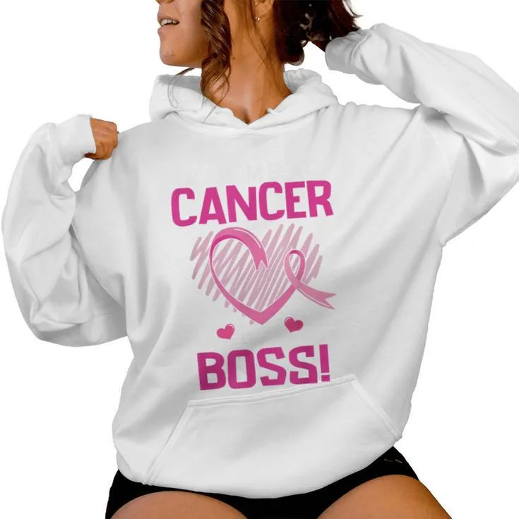 My Mom Beat Breast Cancer Like A Boss Warrior Survivor Fight Women Hoodie