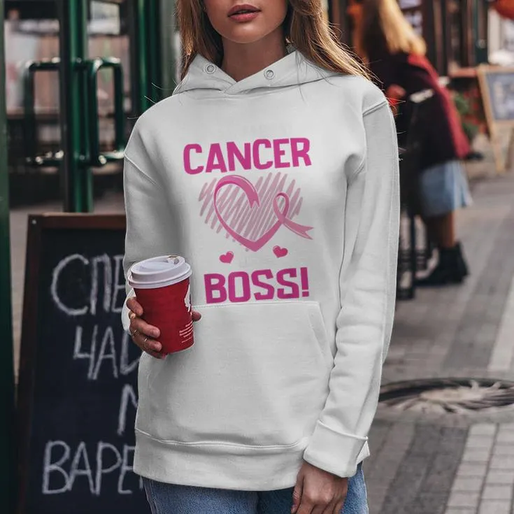 My Mom Beat Breast Cancer Like A Boss Warrior Survivor Fight Women Hoodie