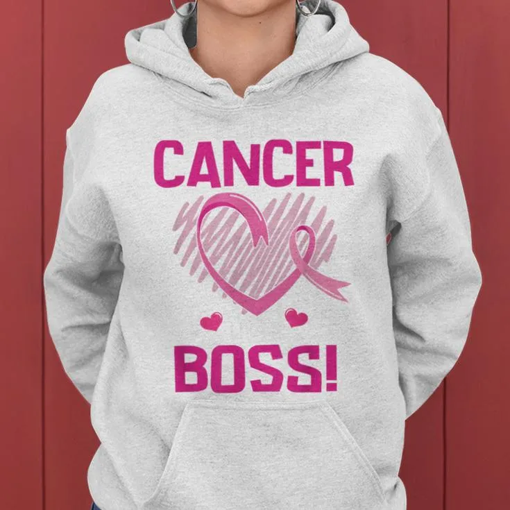 My Mom Beat Breast Cancer Like A Boss Warrior Survivor Fight Women Hoodie