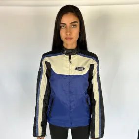 Navy Blue 90s Fishbone Racing Jacket (S)