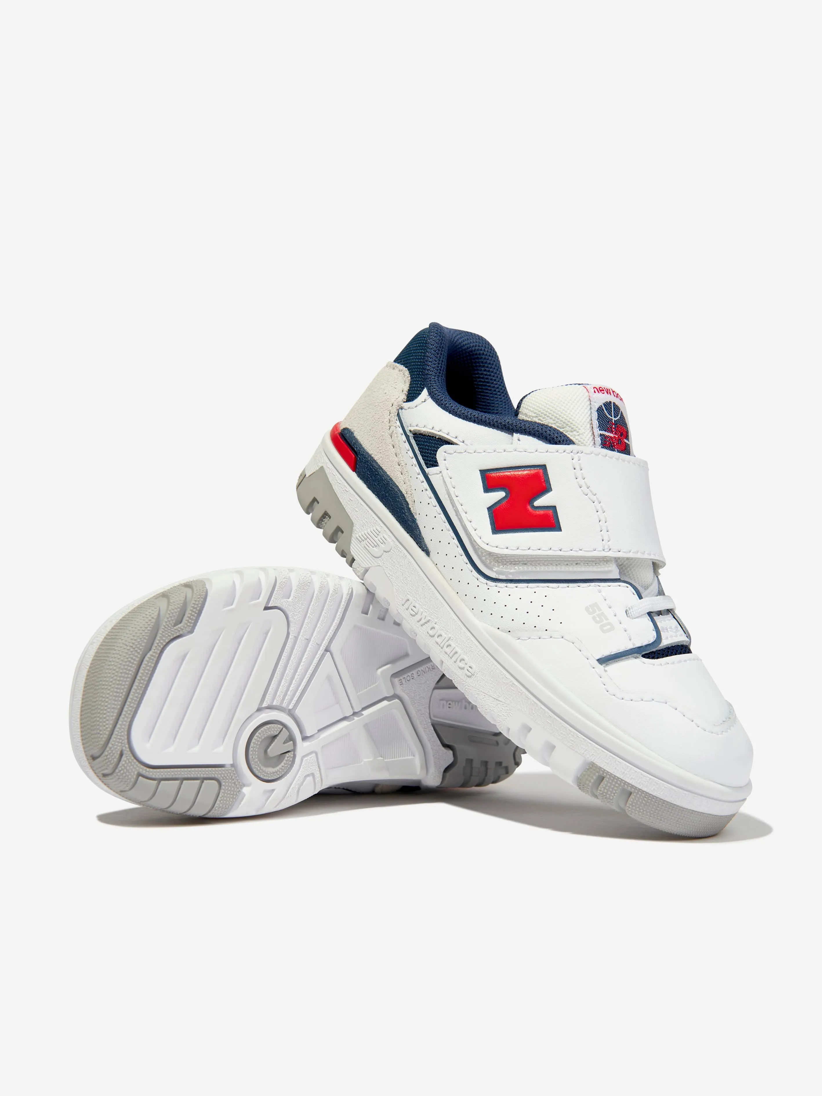 New Balance Kids B550 Trainers in White