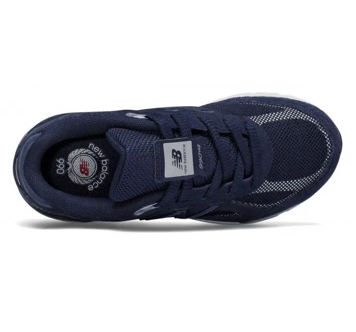 New Balance Little Kids Reflective 990v4 Navy