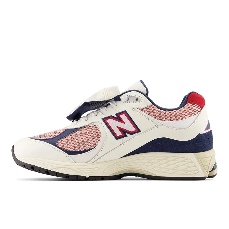 New Balance Mens 2002R Pouch Trainers Team Red/Navy