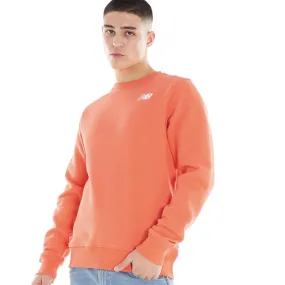 New Balance Mens Porto Sweatshirt Orange