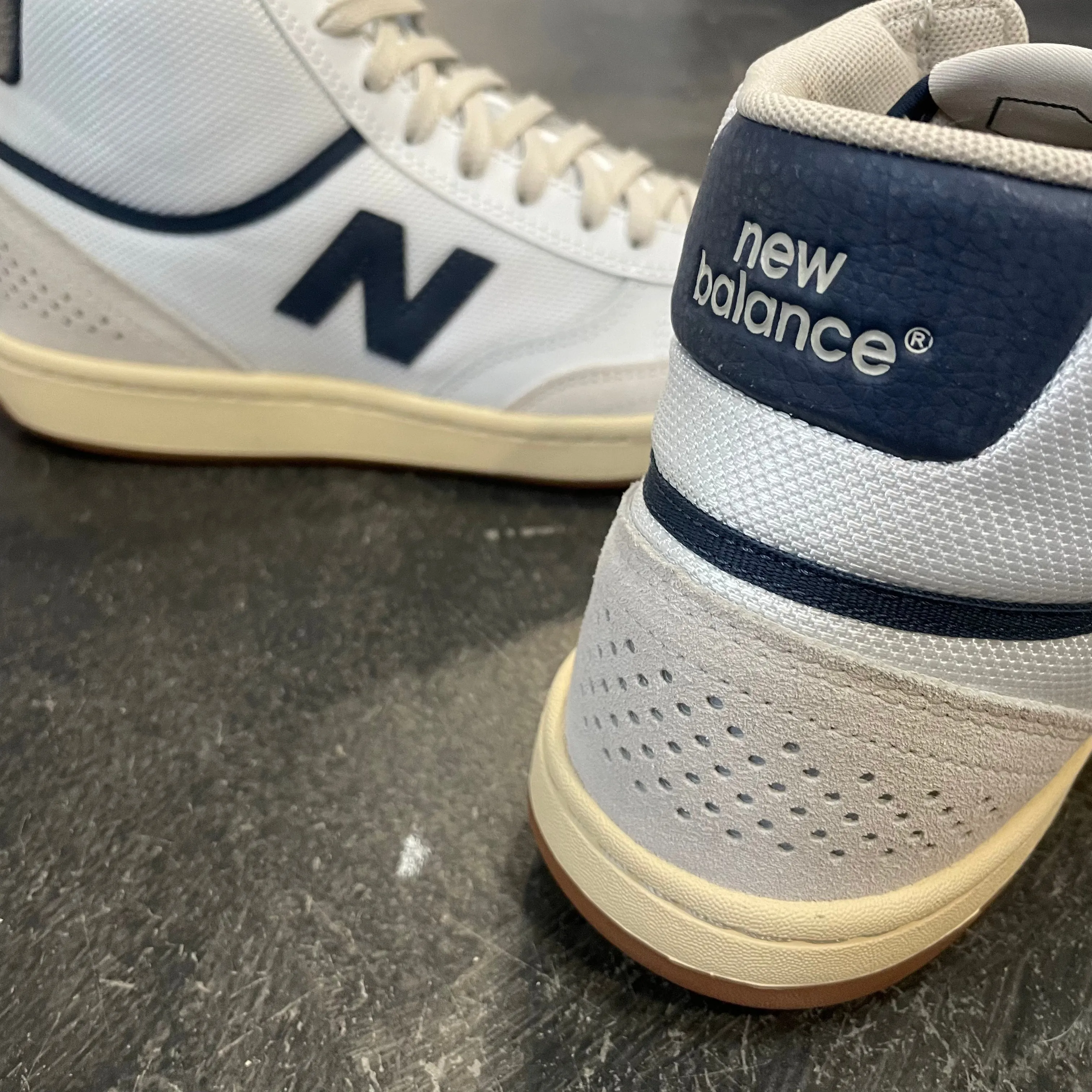 New Balance Numeric 440 High White/Grey/Navy