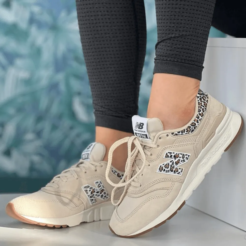 New Balance Womens 997 Lifestyle in Beige Leopard