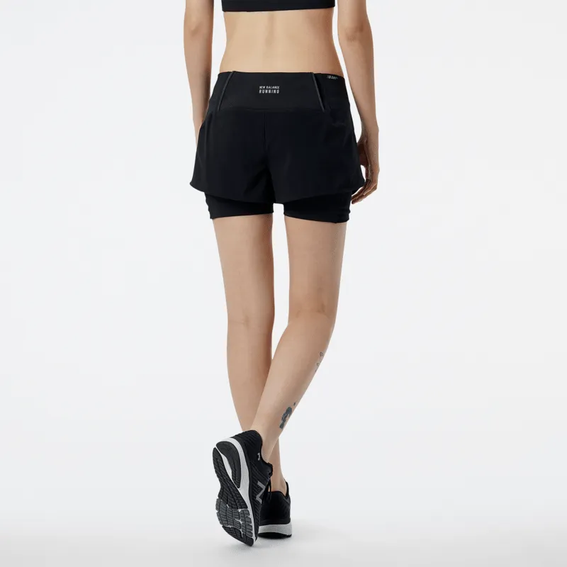 New Balance Women's Impact Run 2 in 1 Short