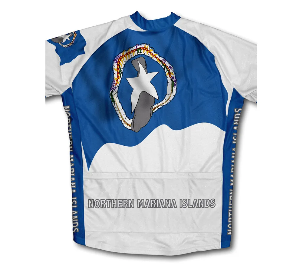 Northern Mariana Islands Flag Winter Thermal Cycling Jersey