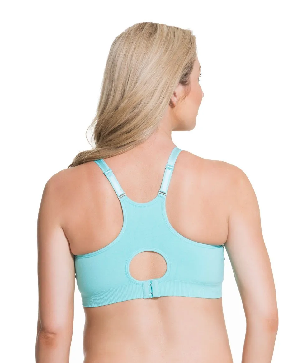 Nursing & Maternity Seamless Bra Cotton Candy - Aqua