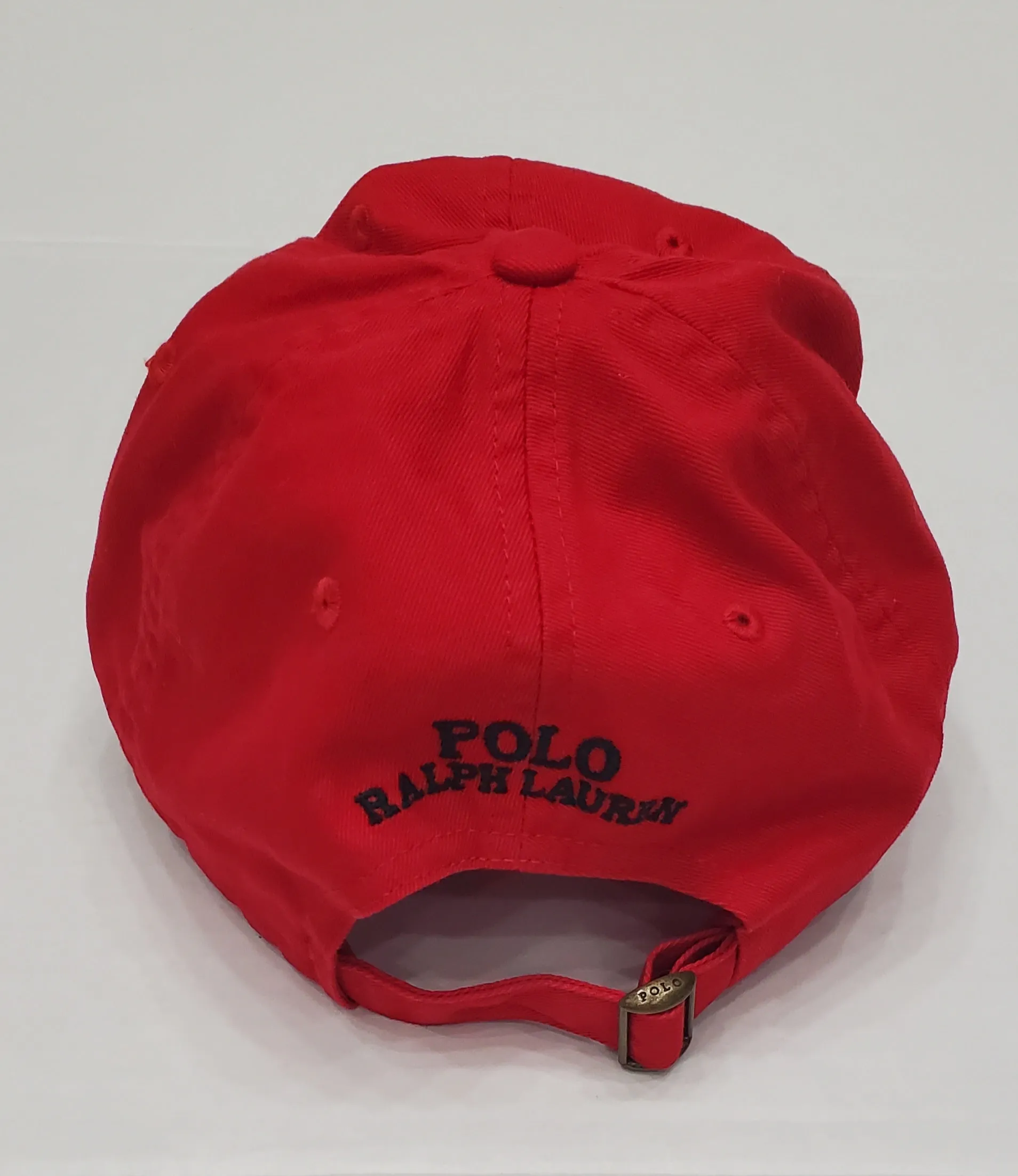 Nwt Polo Ralph Lauren Red Ski Bear Adjustable Hat