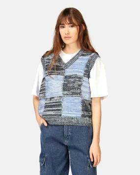 Obey Mira Vest Blue | Women | Junkyard