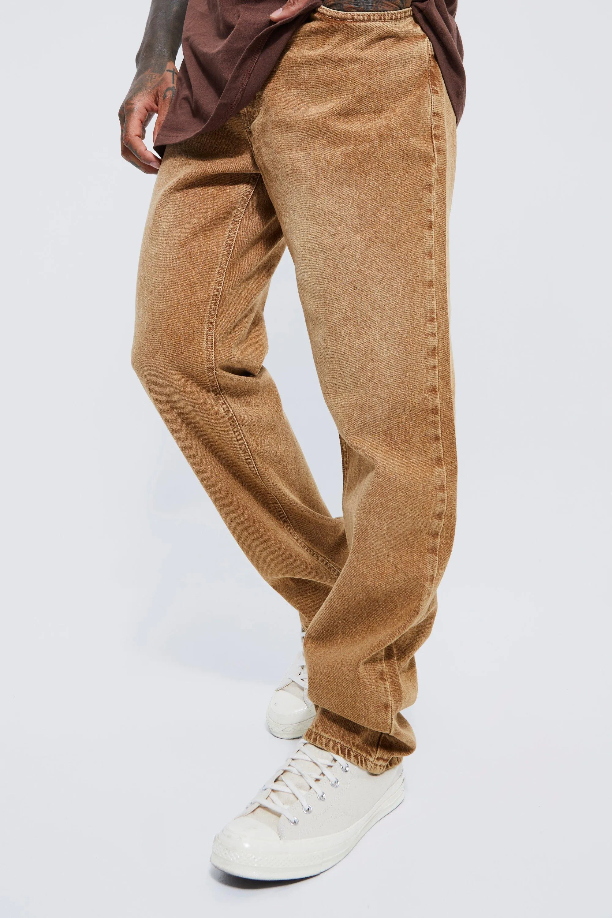 Overdyed Relaxed Rigid Jeans