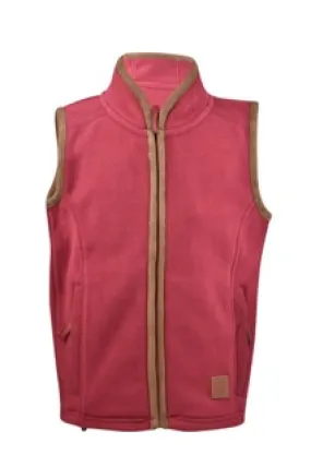 Oxford Blue Kids Fleece Gilet – Ruby