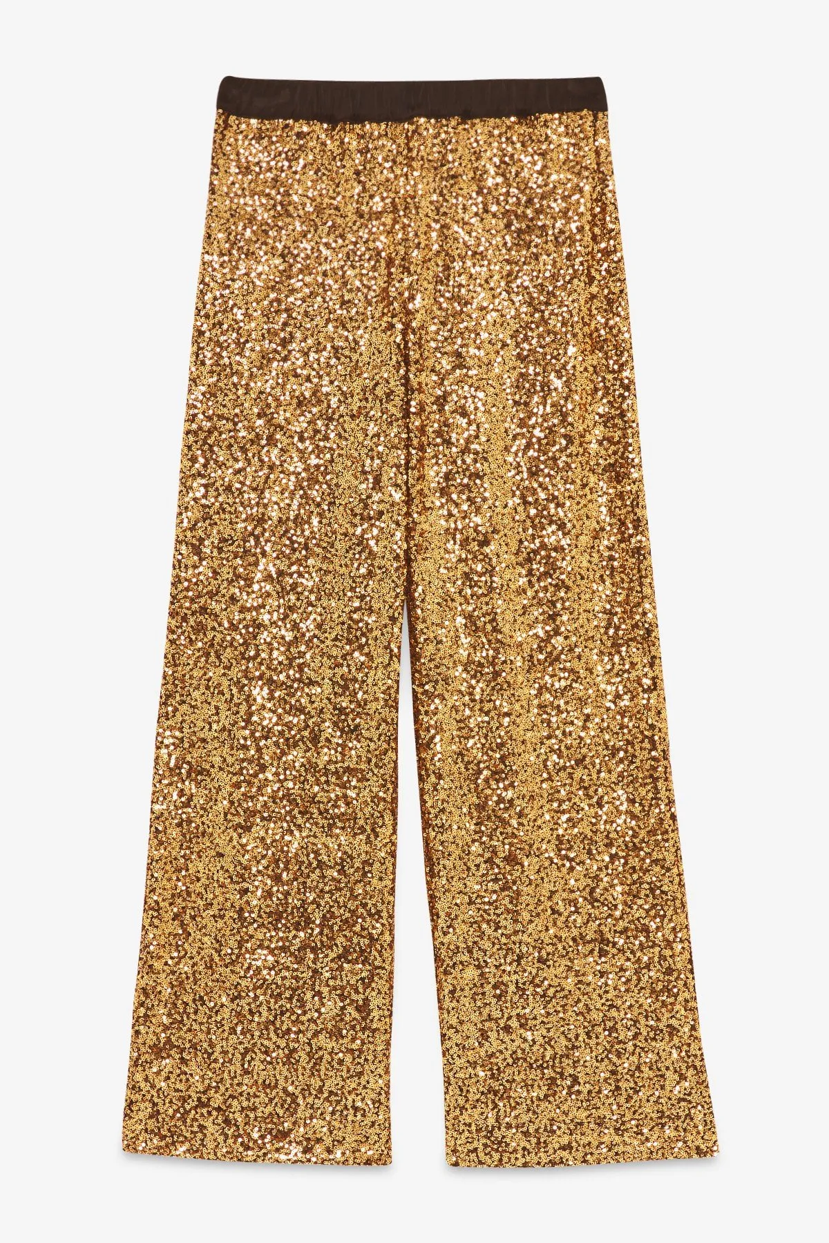 Palazzo trousers with sequins