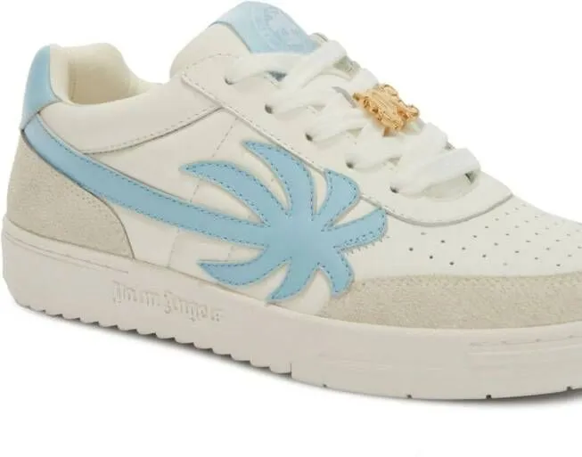 Palm Angels Palm Beach University leather sneakers White