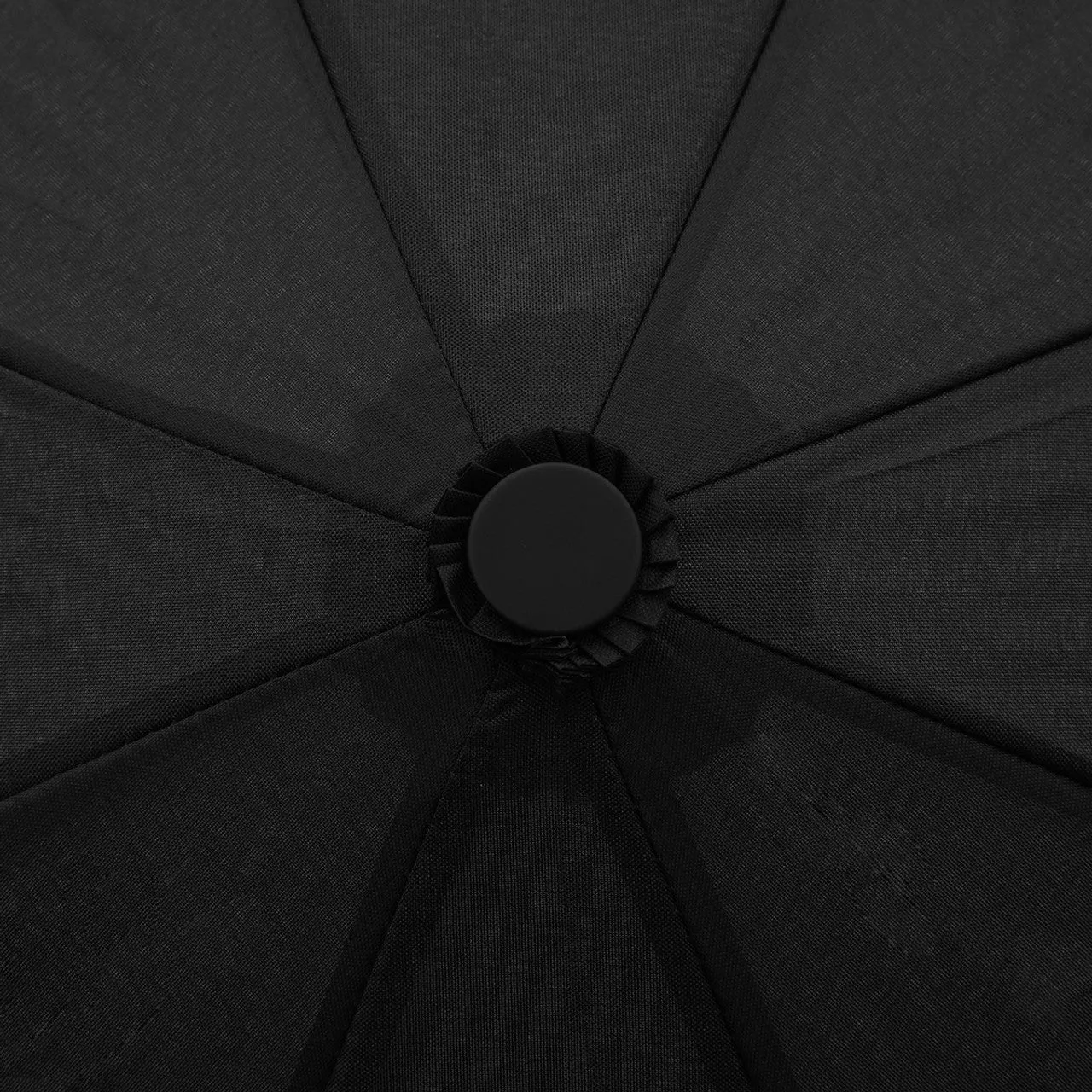 Parquet | Compact Travel Umbrella | Solid Black