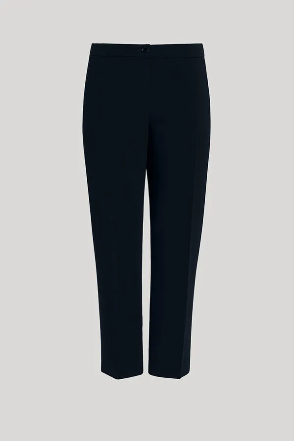 Persona (by Marina Rinaldi) REGGINA NAVY CADY TROUSERS