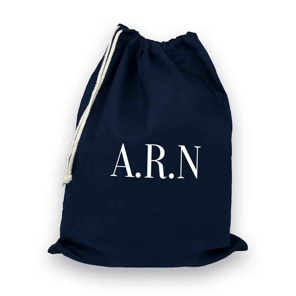 Personalised Navy Boot Bag