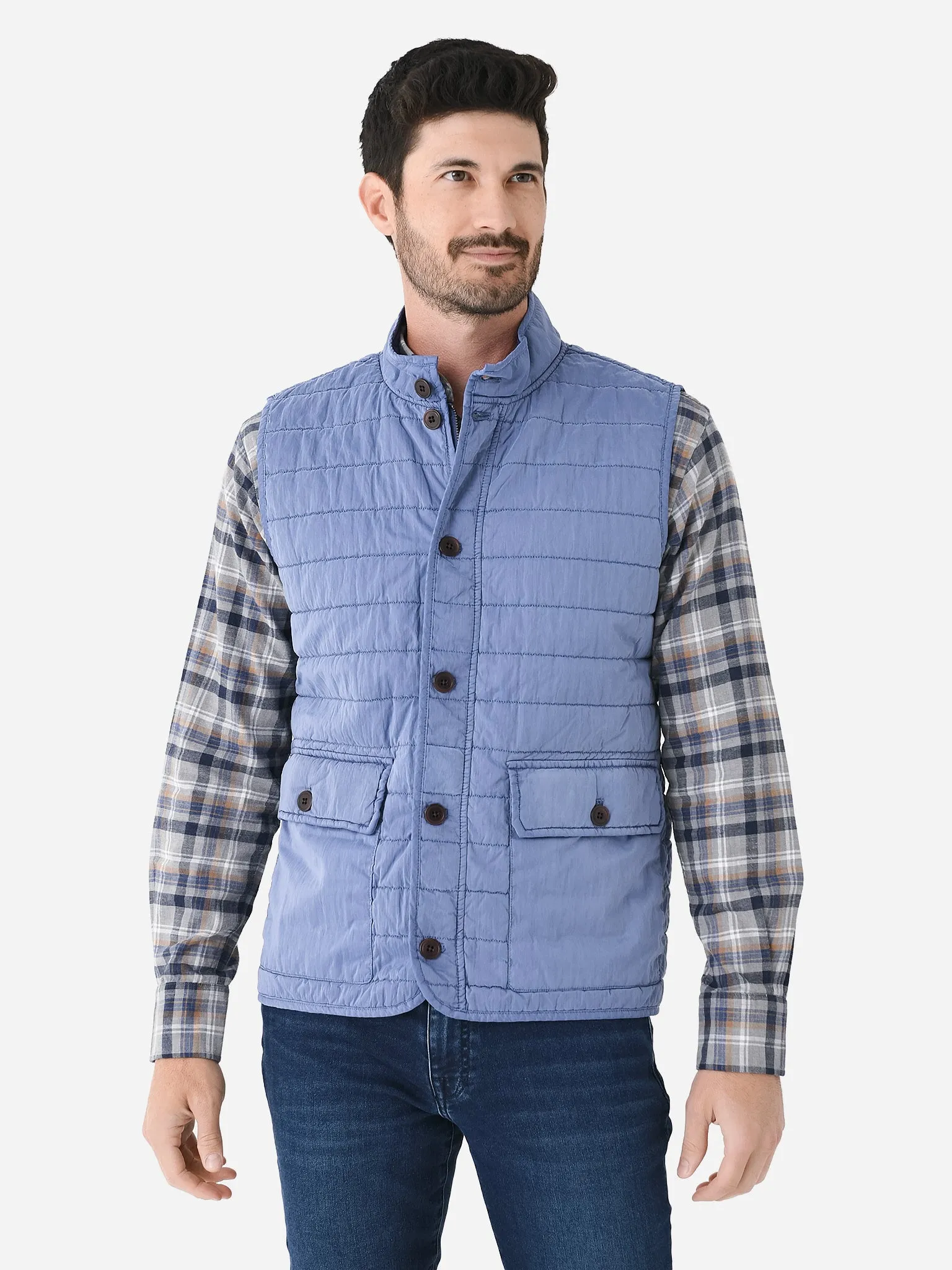     PETER MILLAR  Crown Men's Greenwich Garment-Dyed Vest    