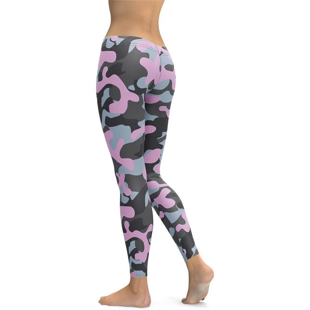 Pink Camo Leggings